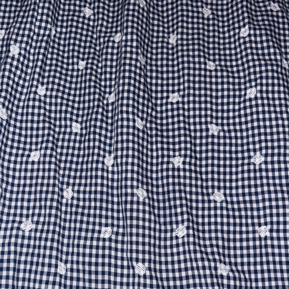 Gently Loved Embroidered Gingham Faux-Wrap Tie-Waist Midi Dress by Madewell - Picture 2 of 16